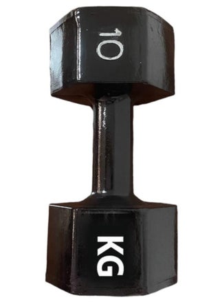 Rubber Dumbbell (10 kg) - pzsku/Z3E966247D9AE225D898FZ/45/_/1728309547/fce6650e-1920-49f7-9ec1-3e5e53bd2b73