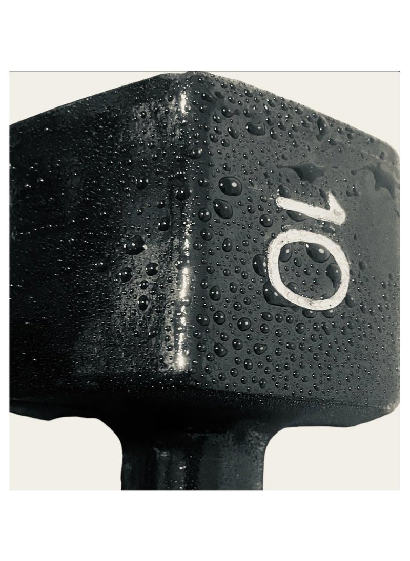Generic - Rubber Dumbbell (10 kg) - Image 1