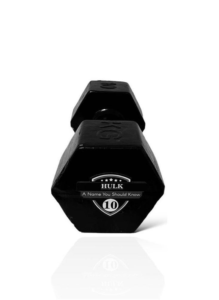 Generic - Rubber Dumbbell (10 kg) - Image 1
