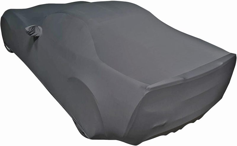 SR1 Performance Ultraguard Stretch Satin Indoor Car Cover for 2005-2013 C6 Corvette - Medium Gray - Image 4