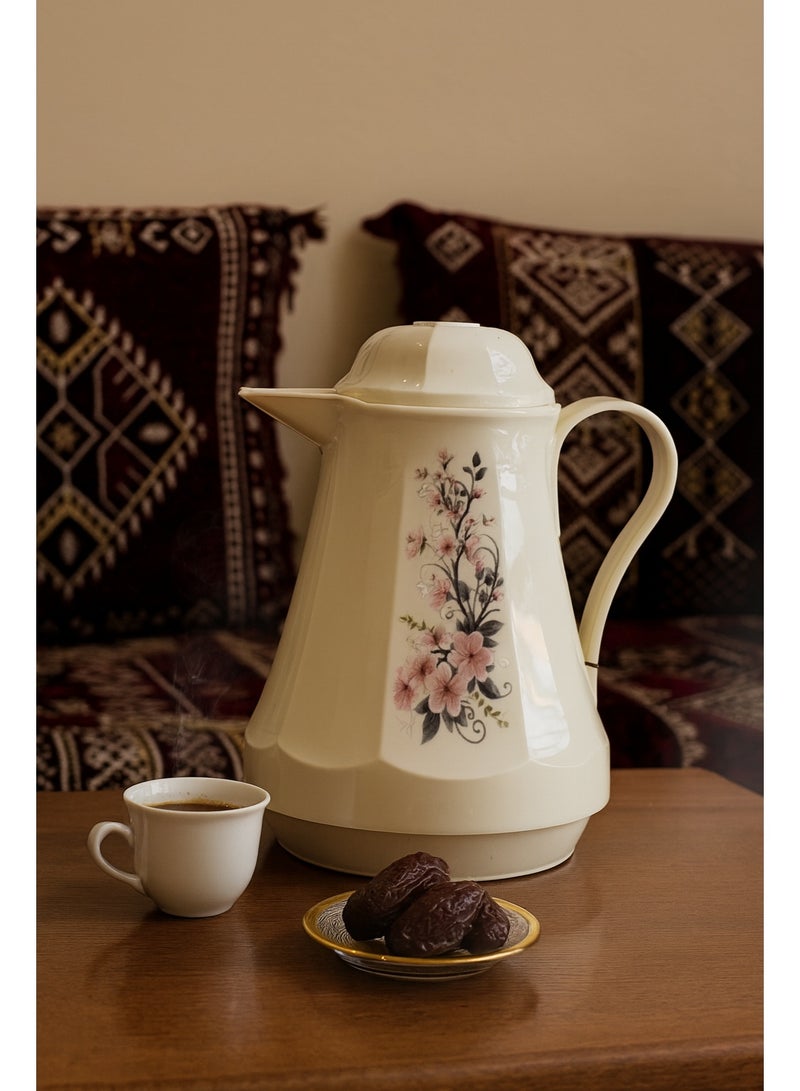 REFAN Rivan Floral Design Thermos – 1 Liter Capacity