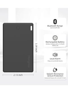 Mangotek Wallet Tracker Card | Ultra-Thin Rechargeable Item Finder for iPhone, Keys, Luggage, Bags | Works with Apple Find My | Lost Mode, Splash-Resistant, 6-Month Battery, Privacy-Safe  - Image 3