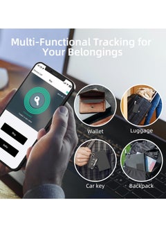 Mangotek Wallet Tracker Card | Ultra-Thin Rechargeable Item Finder for iPhone, Keys, Luggage, Bags | Works with Apple Find My | Lost Mode, Splash-Resistant, 6-Month Battery, Privacy-Safe  - Image 5