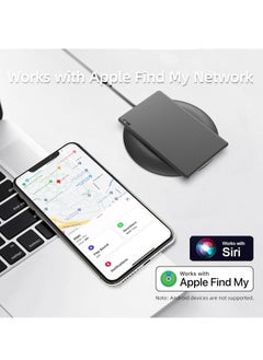 Mangotek Wallet Tracker Card | Ultra-Thin Rechargeable Item Finder for iPhone, Keys, Luggage, Bags | Works with Apple Find My | Lost Mode, Splash-Resistant, 6-Month Battery, Privacy-Safe  - Image 2