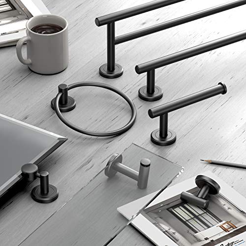 Gatco 4244MX Latitude II 24" Double Towel Bar, Matte Black - Image 2