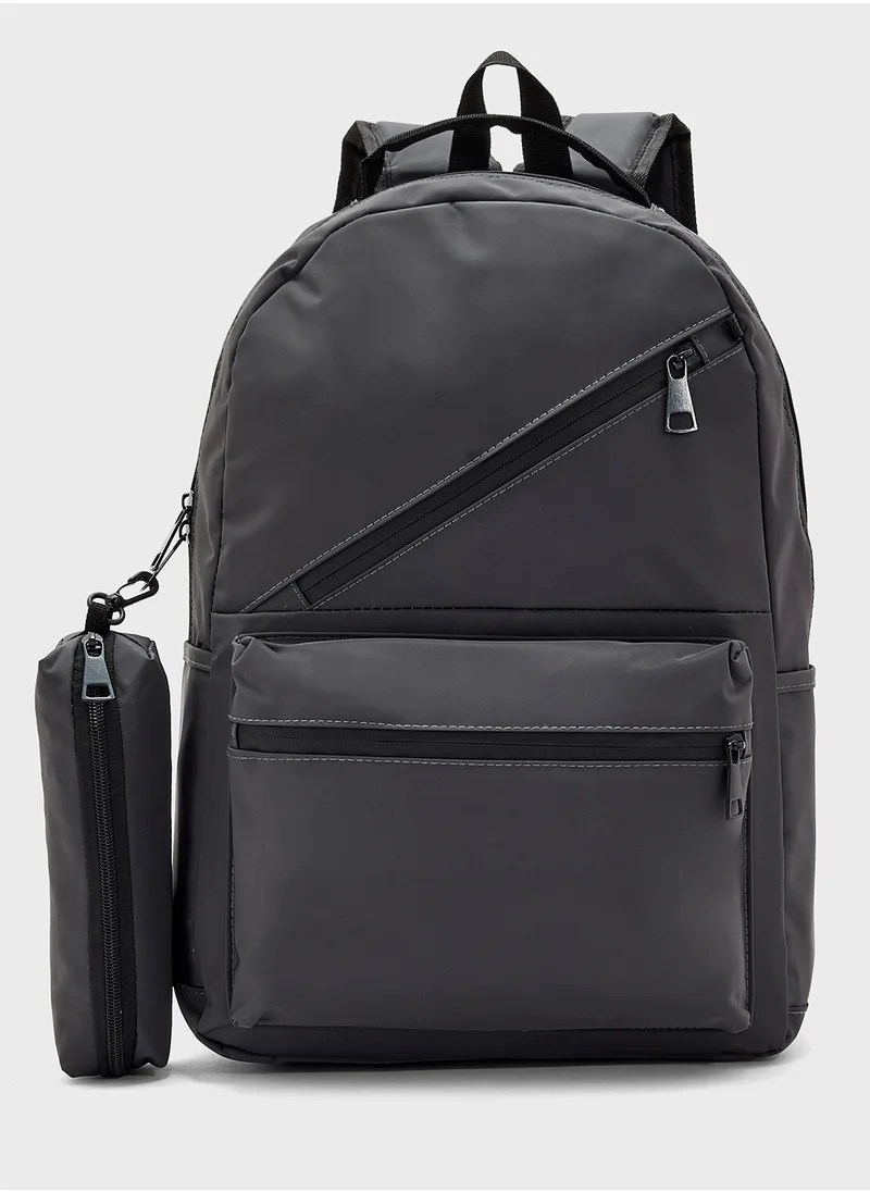 Seventy Five Backpack Set With Pouch