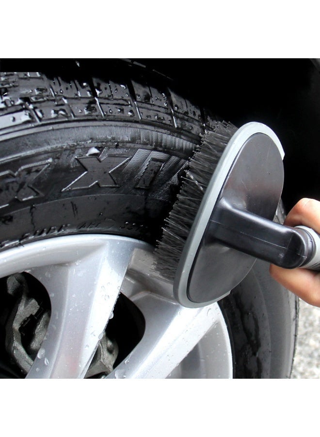 مجموعة فراشي تنظيف عجلات السيارة، طقم من 3 قطع لتنظيف وصيانة السيارات، أدوات متينة وسهلة الاستخدام، مناسبة لجميع أنواع المركبات - Image 3