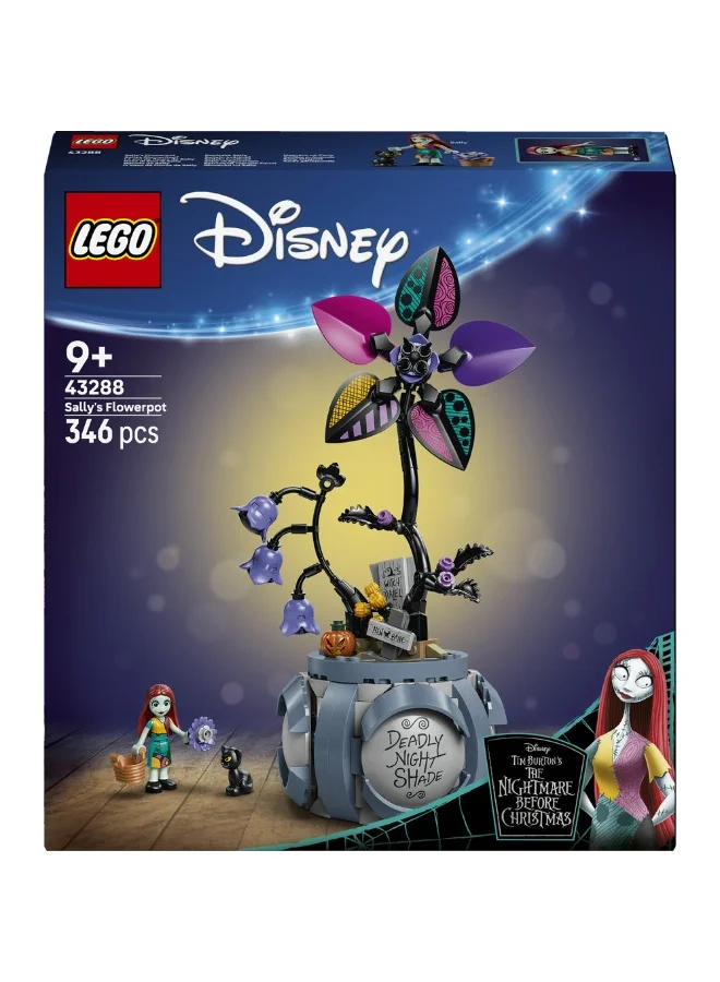 LEGO Disney Sally’s Flowerpot Building Toy for Kids 43288 (Age 9+, 346 Pieces)