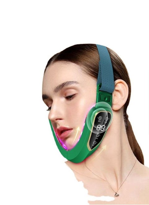 Face shaping instrument artifact lifting and firming mask small v face massager face shaping device micro vibration masseter chin beauty instrument