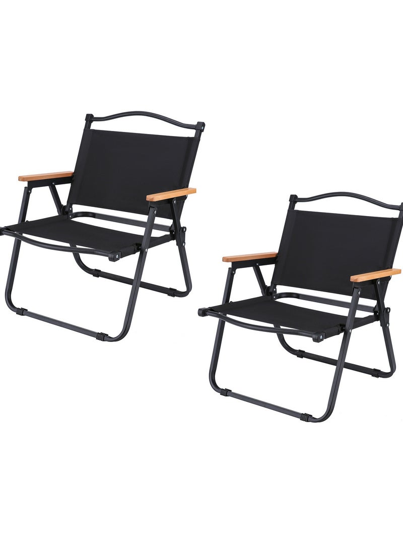 CityRiya-Long - 2 Pack Camping Chairs Outdoor Camping Beach Chair Lightweight Gravity Lounge Chair Reclining Patio Chairs Folding Recliner Portable Camping Chair for Beach, Hiking, Picnics - Image 1