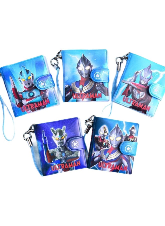 One Is A Pocket Notebook For Boys, Ultraman Style, Portable Mini Journal, Compact Vocabulary Notebook, Small Memo Pad, Notebook With Card Holder, Jide + Saiero Yz7013 - Image 3