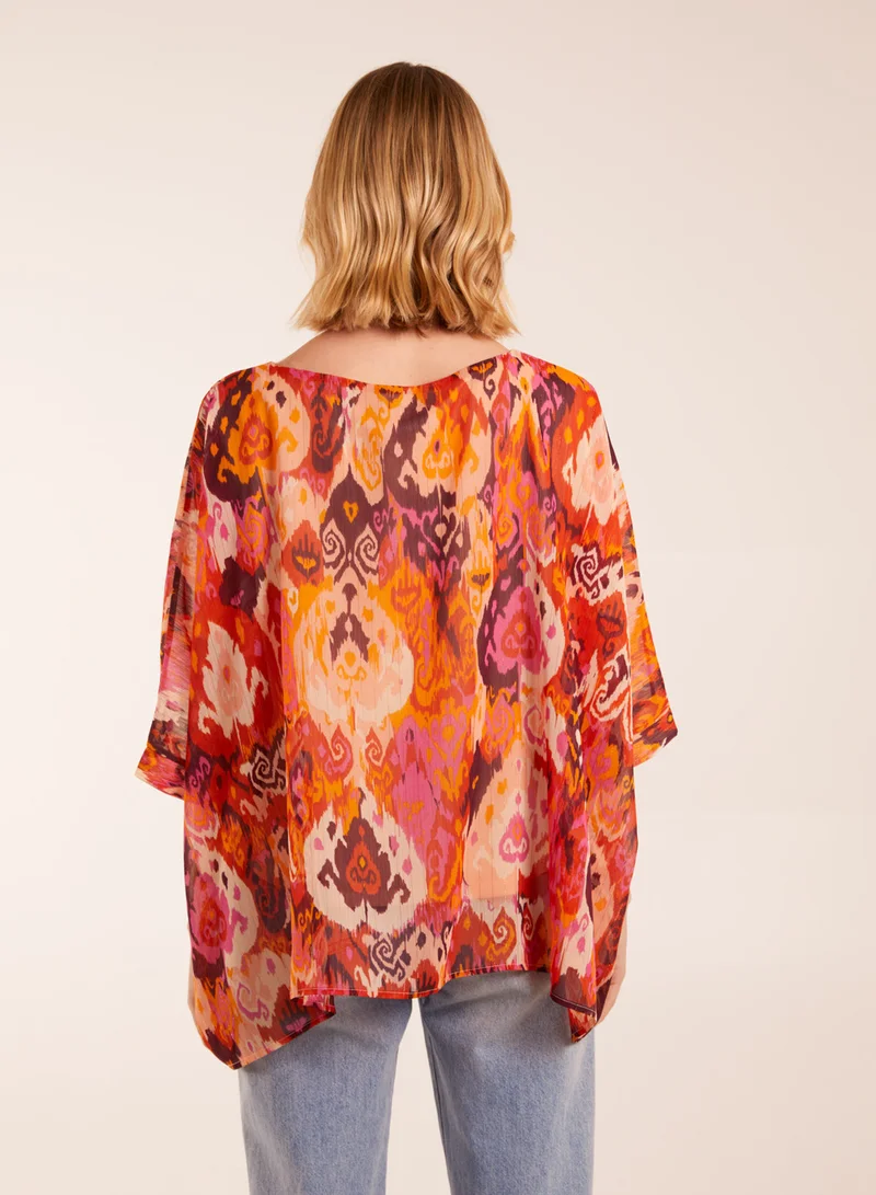 Blue Vanilla Oversized Kimono Top