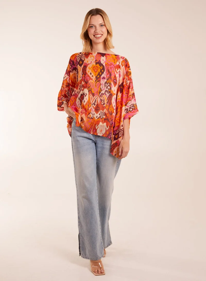 بلو فانيلا بلوزة كيمونو واسعة