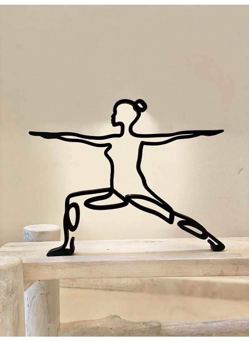 EROTNGO EROTNGO Minimalist Yoga Statue Roof Chakra Poses Muladhara Tabletop Figure Ideal Home Decor and Gift 