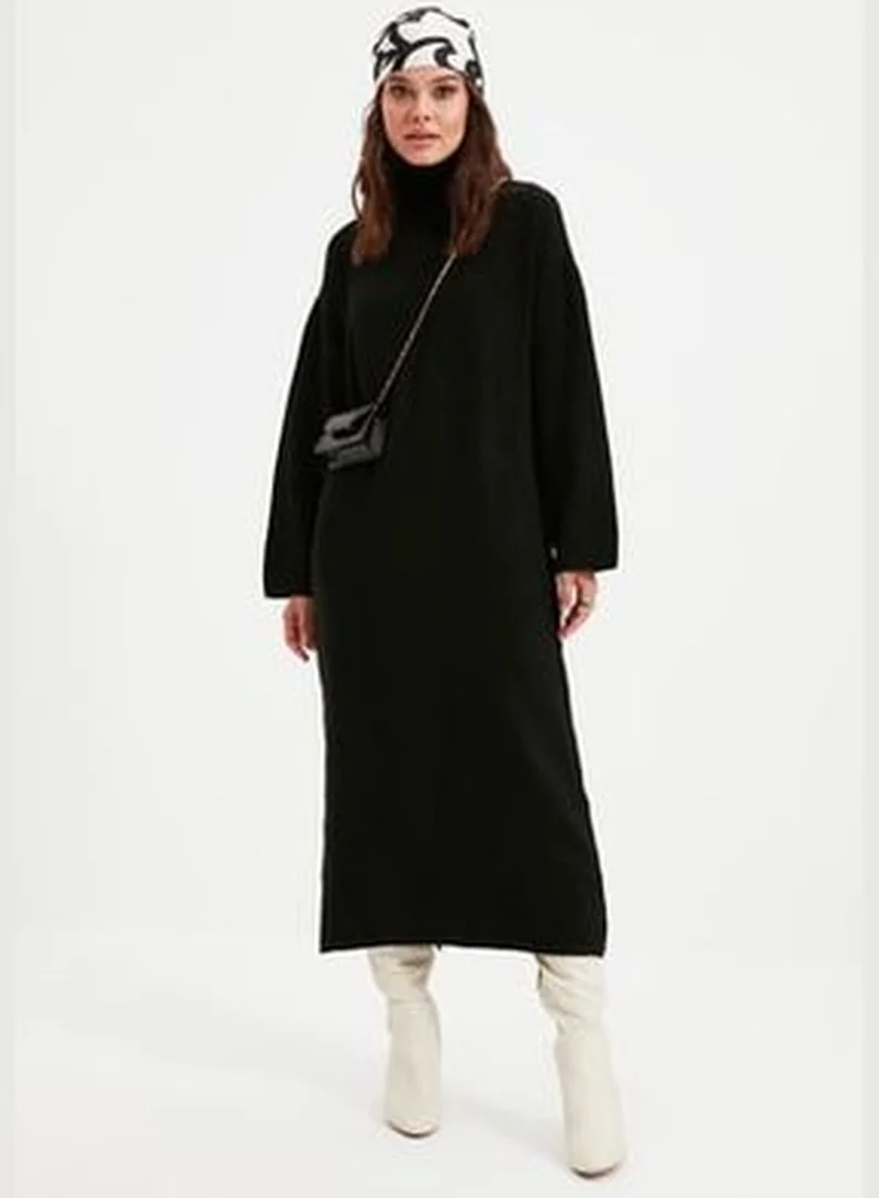 trendyol Turtleneck Midi Dress