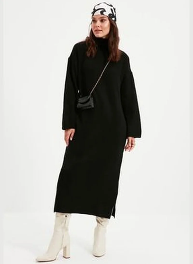 trendyol Turtleneck Midi Dress