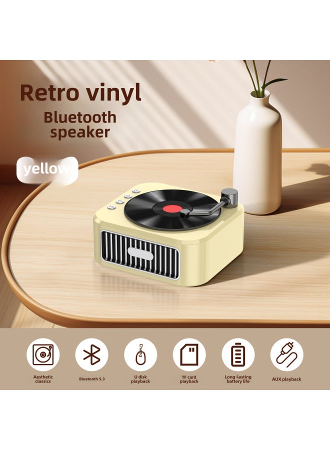 كوالتي مشغل صوت بلوتوث صغير جدًا بأسلوب رجعي متنقل للاستخدام الخارجي والإنترنت والاحتفالات والحفلات المباشرة - Image 1