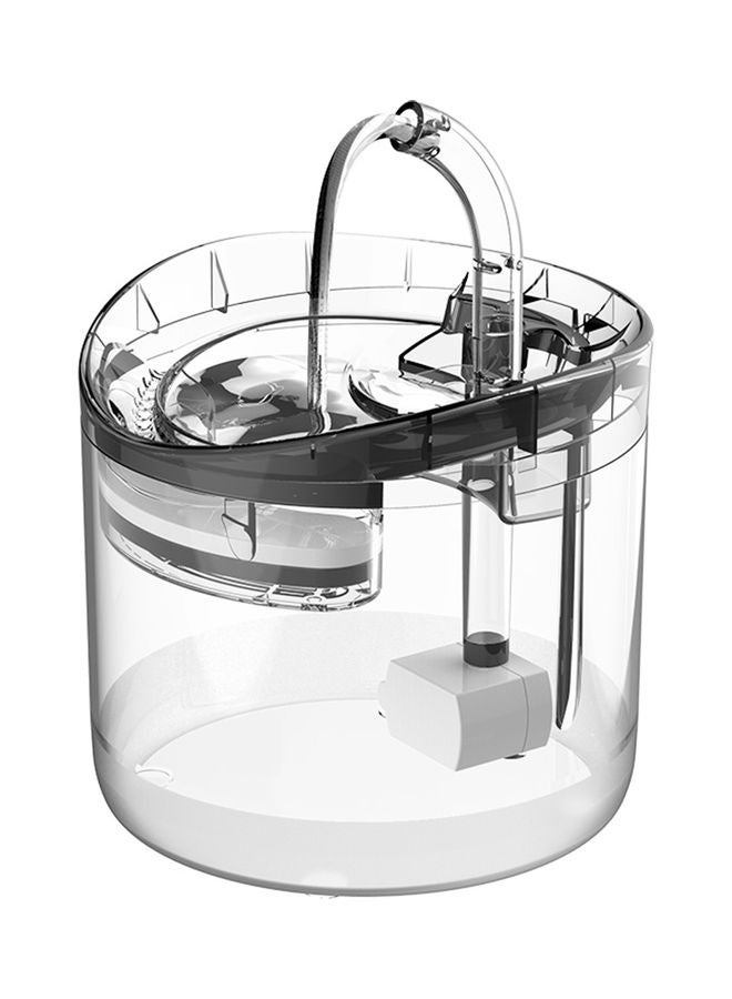 NIBEMINENT Pet Water Dispenser Clear 1.8Liters - Image 1