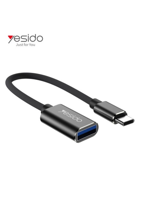 GS01 Mobile Phone Type-C Female USB Data Transmit Type-C to USB-A OTG Adapter