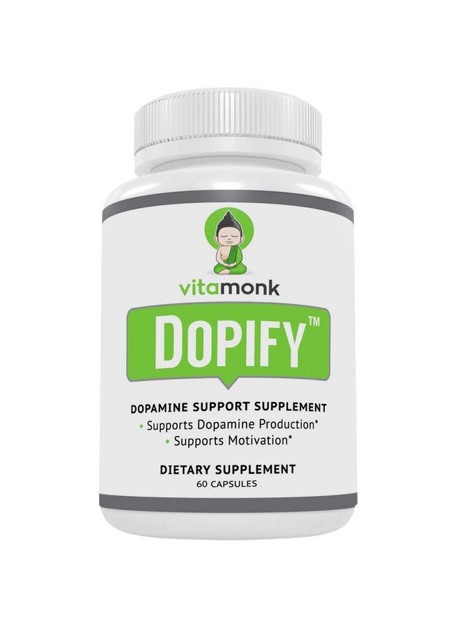 VitaMonk Dopify Dopamine Supplement Dopamine Booster With Uridine Monophosphate Mucuna Pruriens Ltheanine Tyrosine And More No Artificial Fillers Just Brain Food 60 Capsules - Image 2