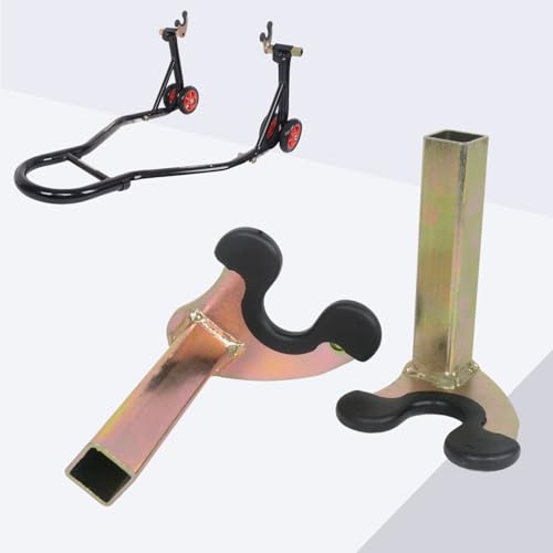 MOTO4U Motorcycle Rear Wheel Stand U Supporter with Rubber Protecotor (U Shape with Rubber Protecotor) - Image 2