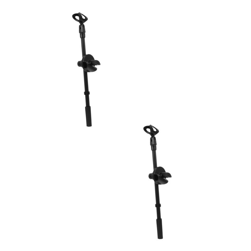 Adjustable Metal Microphone Boom Arm Stand 2 Pack Rotatable Clamp For Desk Streaming Gaming - Image 2