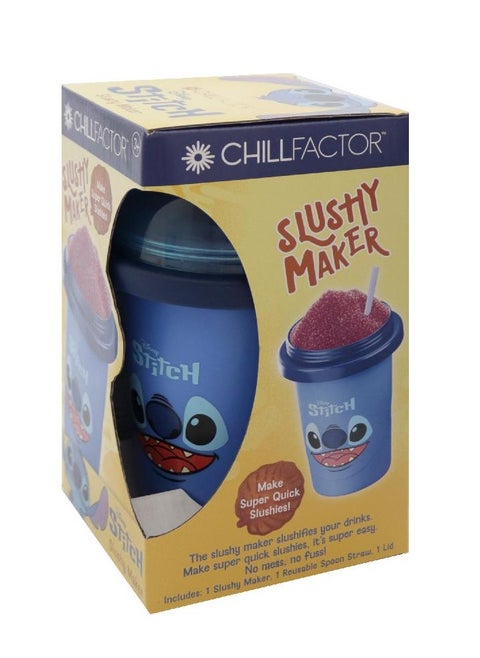 Disney Reusable Squeeze Cup Maker with Stitch Character Design, Homemade slushies
