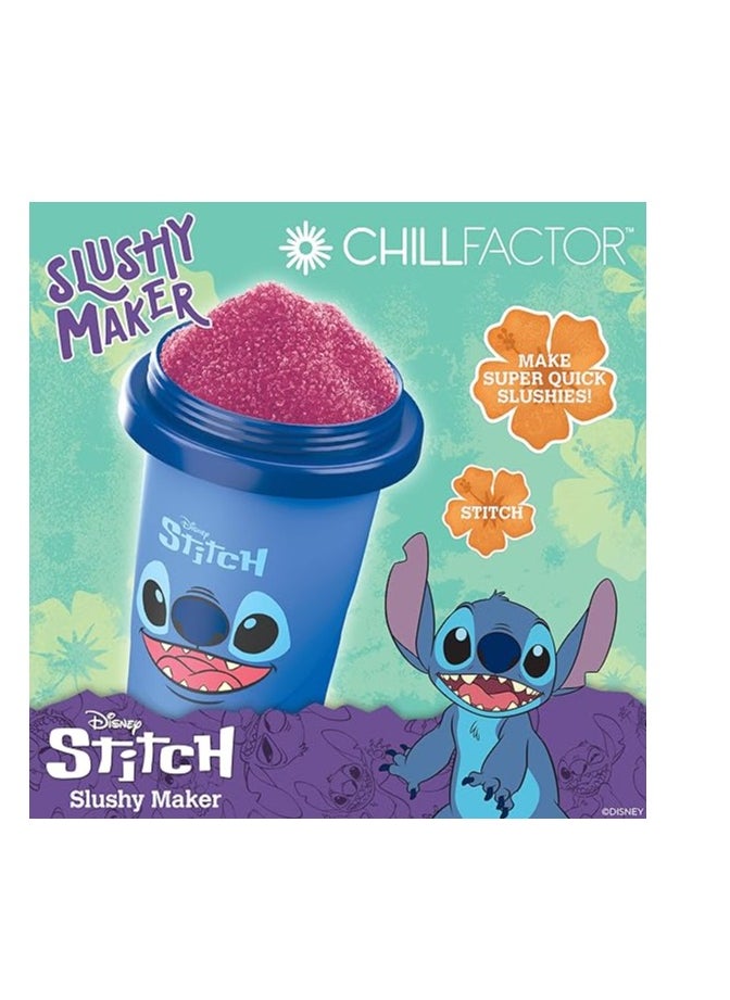 CHILLFACTOR - Disney Reusable Squeeze Cup Maker with Stitch Character Design, Homemade slushies - Image 1