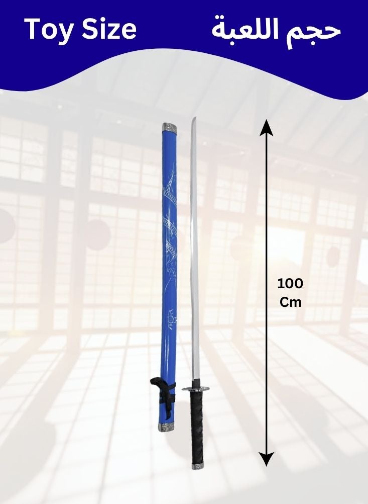 Premium Demon Slayer Kyojuro Rengoku Inspired Kids Wooden Katana Sword Toy – Flame Style Red Scabbard Anime Samurai Wooden Training Sword for Kids Cosplay & Costume Play - Image 4