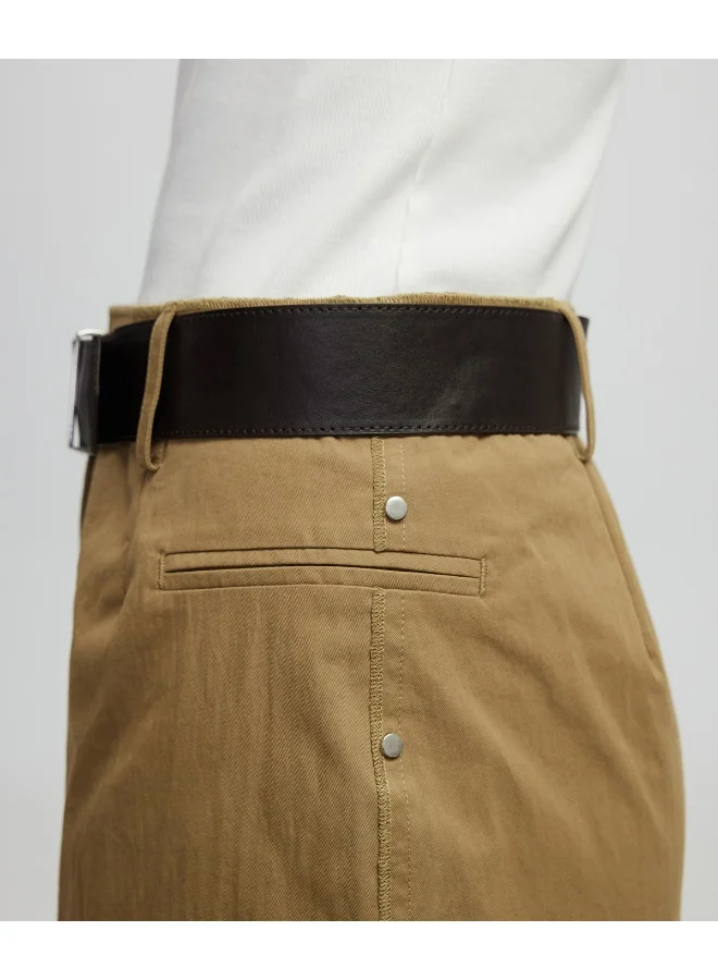 Ipekyol  Regular Fit Rivet Embellished Skirt for Women | Best Price UAE