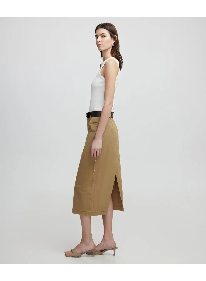 Ipekyol  Regular Fit Rivet Embellished Skirt for Women | Best Price UAE