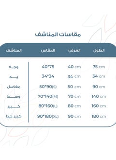 ريفي ريفي منشفة موردن يد ازرق (34*34 سم)  - Image 2