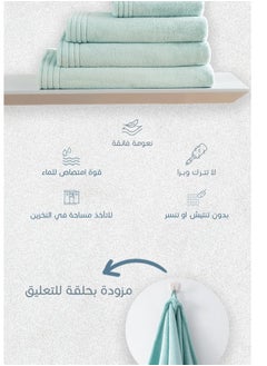 ريفي ريفي منشفة موردن يد ازرق (34*34 سم)  - Image 5