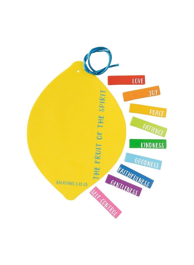 Fun Express Religious Fruit of The Spirit Sign Craft Kit - Makes 12 - Image 2