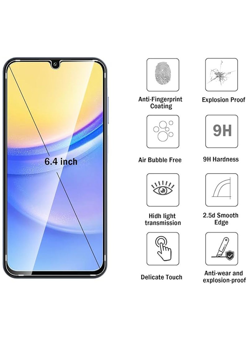 X-level 2 Pcs for Samsung Galaxy A16 4G/5G Screen Protector ,Full Coverage 9H Tempered Glass Film,HD Clear Scratch Resistant,Bubble-Free for Galaxy A16 Screen Protector  - Image 2