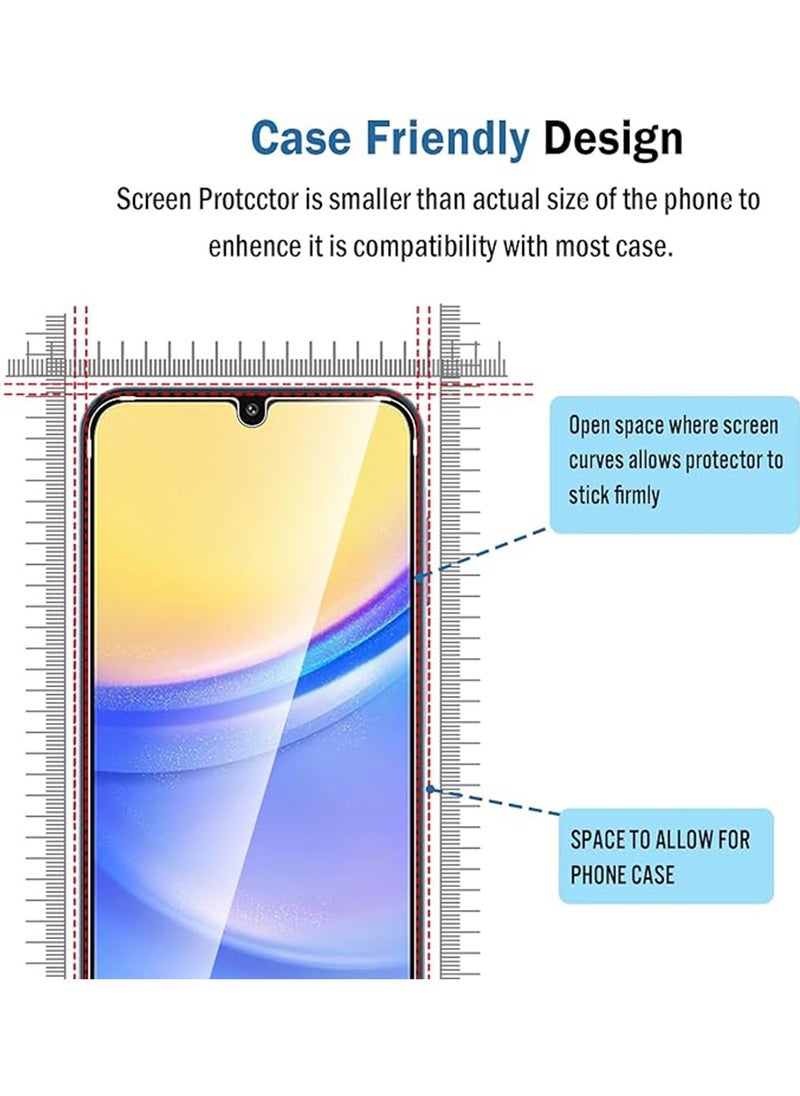 X-level 2 Pcs for Samsung Galaxy A16 4G/5G Screen Protector ,Full Coverage 9H Tempered Glass Film,HD Clear Scratch Resistant,Bubble-Free for Galaxy A16 Screen Protector  - Image 3