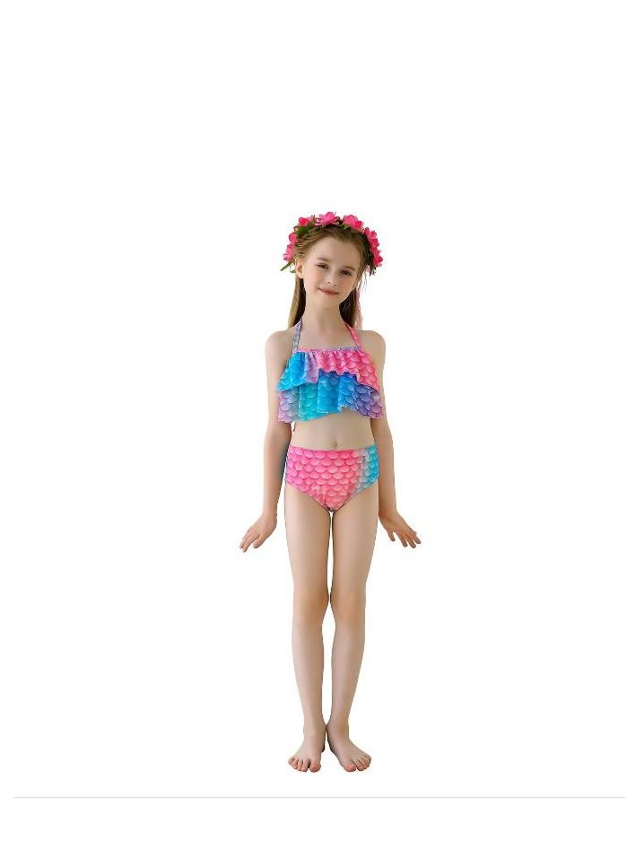 Y&D 3-Piece Mermaid Bathing Swimsuit Set - Image 3