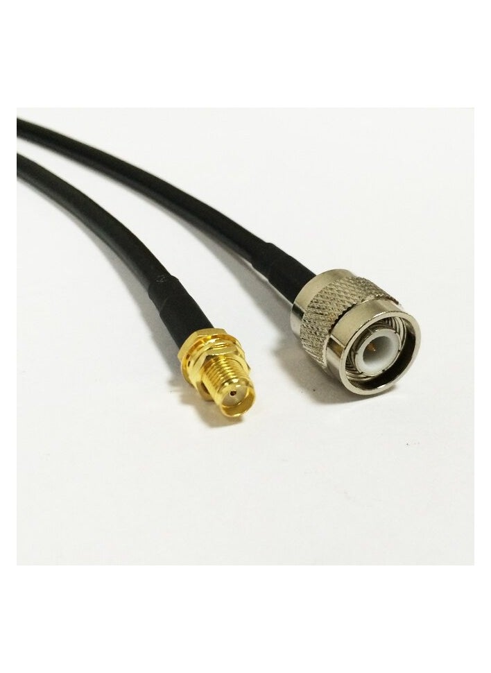 Ohm OHM TNC Male To SMA Female Antenna Cable RG58  - Image 2