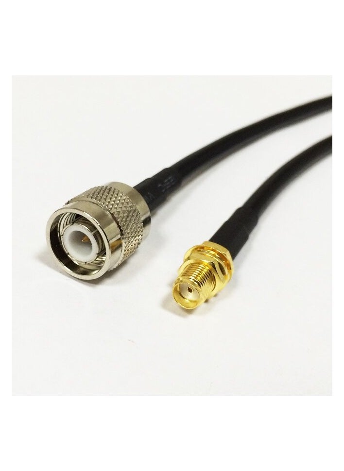 Ohm OHM TNC Male To SMA Female Antenna Cable RG58  - Image 3