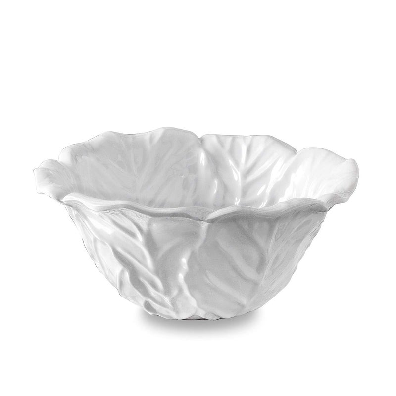 Beatriz Ball VIDA Lettuce Small Bowl in White Elegant Melamine LeafInspired Design Ideal for Snacks Salsas Dips Durable Dishwasher Safe BPAFree Perfect for Daily Use or Special Gifts - Image 1