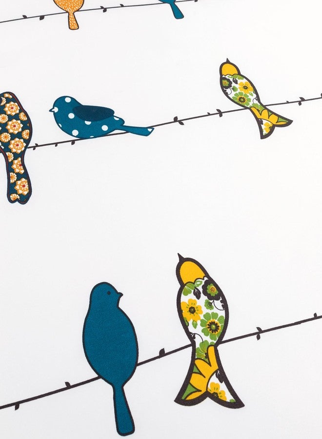 Lush Decor Rowley Birds Soft Sheet Set, 6 Piece Set, Full, Multi - Colorful Bird Sheets - Whimsical & Playful Floral Bird Pattern - Soft , Durable, & Comfortable Printed Bed Sheets - Image 3