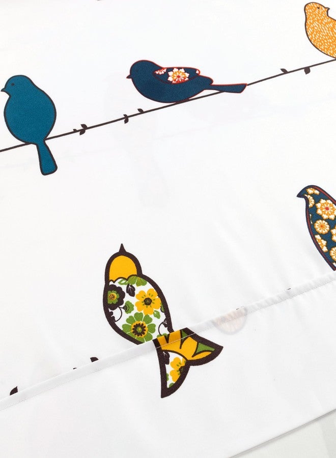 Lush Decor Rowley Birds Soft Sheet Set, 6 Piece Set, Full, Multi - Colorful Bird Sheets - Whimsical & Playful Floral Bird Pattern - Soft , Durable, & Comfortable Printed Bed Sheets - Image 4
