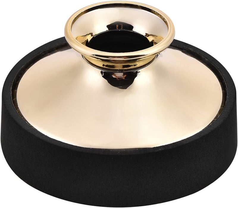 Dilwe Plastic Alto Saxophone Mute, Alto Saxophone Mute Silencer Sax Dampener Accessory(Gold) - Image 1