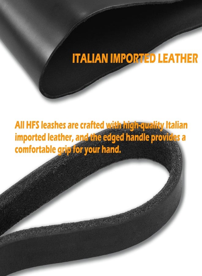 هايلاند فارمز سيليكت طوق تدريب الكلاب هايلاند فارمز سيليكت بريميير، مصنوع من الجلد الطبيعي بطول 9.2 قدم. خيار ممتاز لكلاب الصيد أو للتدريب العام على الطاعة في الفناء الخلفي. هدية مثالية للكلاب في عيد الميلاد - أسود - Image 4