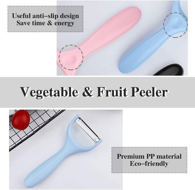 Zapsol Multipurpose Professional Vegetable Fruit Carrot Peeler Potato Slicer Shredder Kitchen Peeler for Cabbage Vegetables(Multicolour) - Image 4