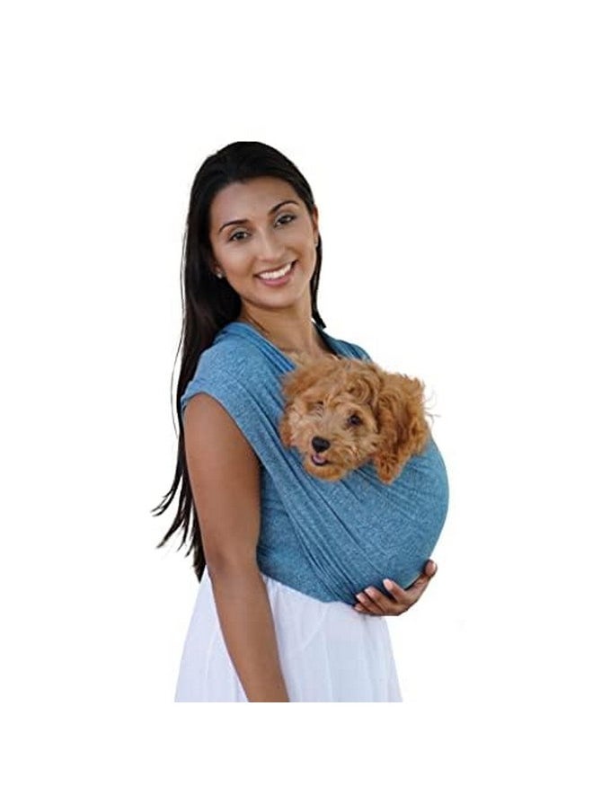 Baby K'tan Pet K'tan Dog Sling Carrier: Hands Free for Small & Medium Dogs - #1 Pet Travel Accessory & Gift -Bond with New Puppy- Safe Durable Soft-Hands Free - Cats & Small Animals Anti-Anxiety-Sized for Human  - Image 1