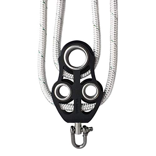 ProClimb USR Deluxe Fiddle Block Kit Anodized Aluminum Uni-Body Frame - Tree Pulling - Image 3