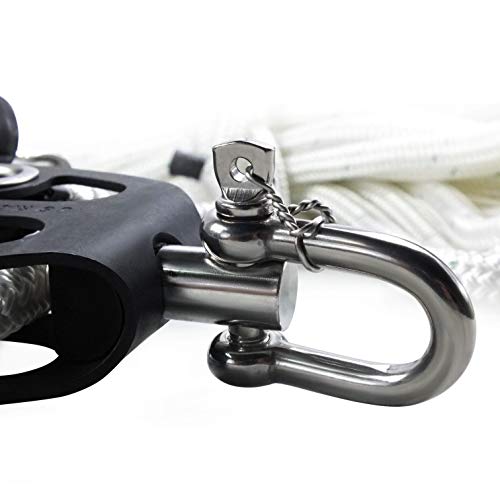 ProClimb USR Deluxe Fiddle Block Kit Anodized Aluminum Uni-Body Frame - Tree Pulling - Image 4