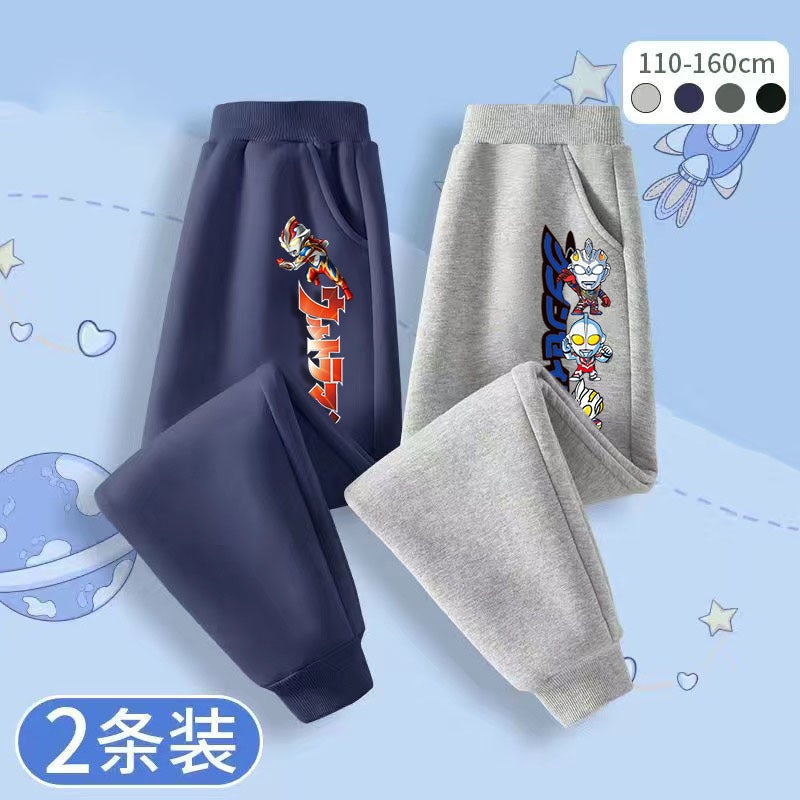 Ultraman Boys' Pants Clothing 2023 New Children'S Clothing Autumn Sweatpants Western Style Casual Pants For Boys And Older Children - Image 4
