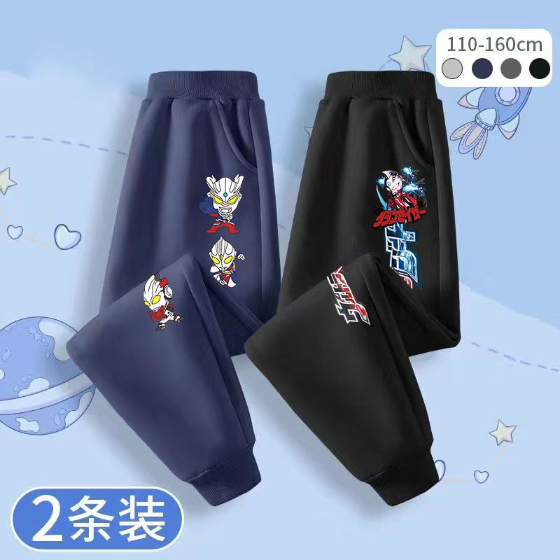 Ultraman Boys' Pants Clothing 2023 New Children'S Clothing Autumn Sweatpants Western Style Casual Pants For Boys And Older Children - Image 2